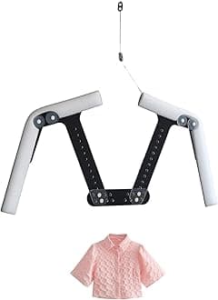 Adjustable Mannequin Form Invisible Hanger, Acrylic Hang Clothes Holder, Clothing Photography Wall Mount Hanger, for Retail, Boutique, Photography Shows Model Torso