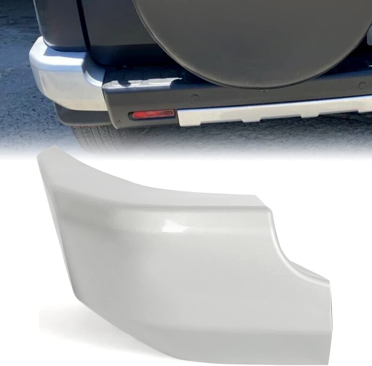 Rear Driver Bumper End Caps Cover