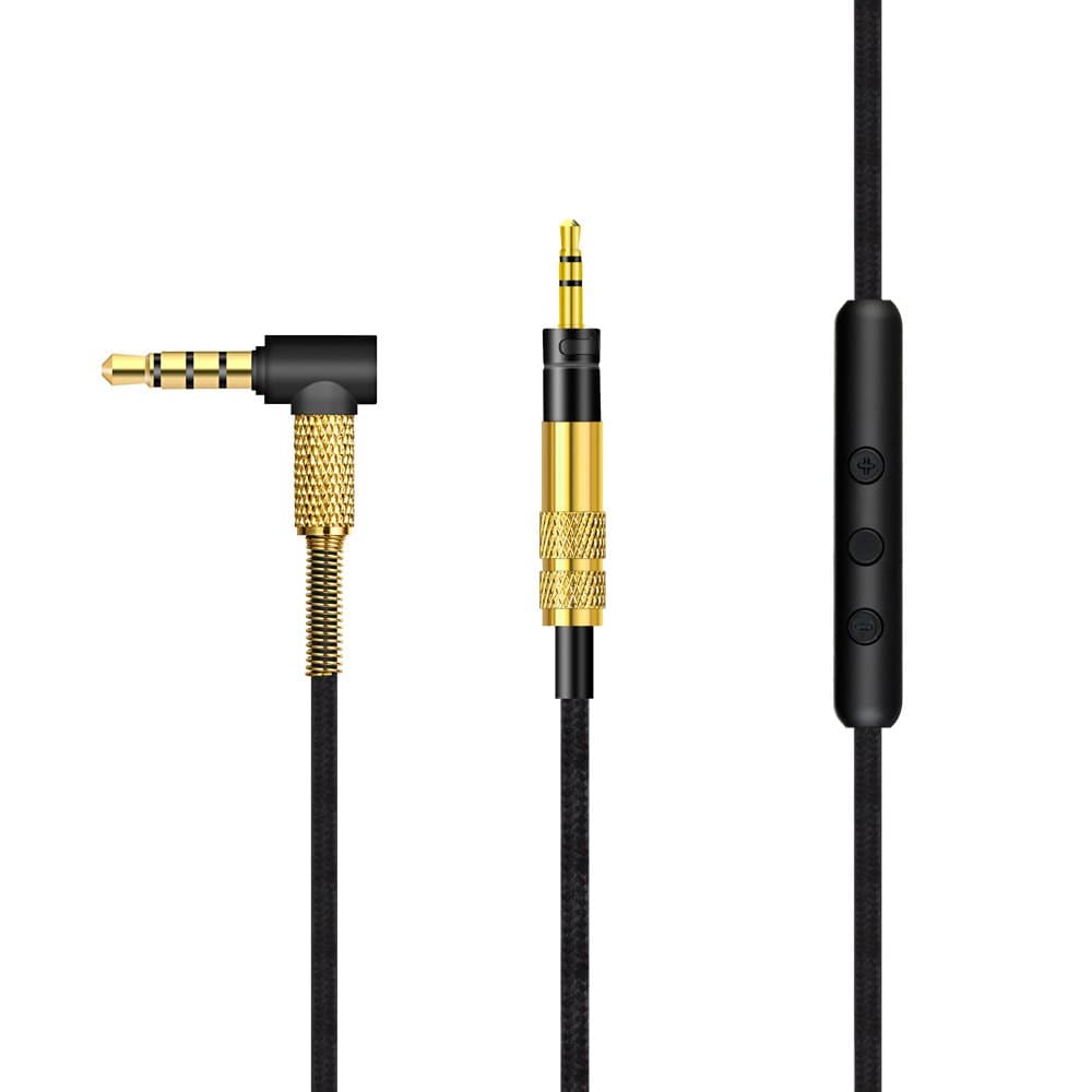 Replacement Cable for Sennheiser Momentum/for Sennheiser HD 4.30i HD 4.30g HD 4.40 HD 4.50 BT Microphone Remote Control Cords