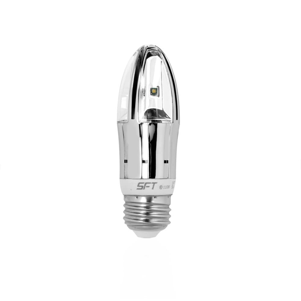 SFT Magnolia-B35-5 Watt Clear LED Chandelier Bulb-E26-Warm White (2700K)-270 Lumens Candelabra