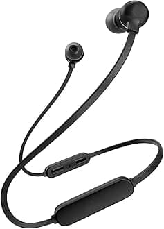 Wireless BT WA 342 for Xiaomi Redmi Turbo 3 Original Sports Bluetooth CV Wireless Earphone with Deep Bass and Neckband Hands-Free Calling inbuilt with Mic,Hands-Free Call/Music (342W,PR12,BLK)