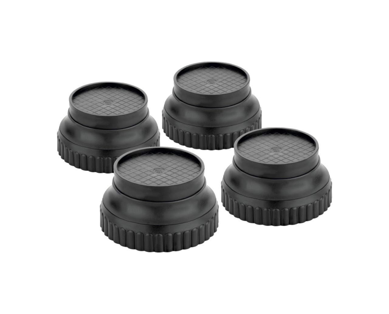 Multi-Purpose 4 Pieces Round Plastic Legs,Foot and Stand for Almirah, Wardrobe, Refrigerator, Sofa, Sleeping Bed, Dinning Table and Dressing Table (Round Stand)