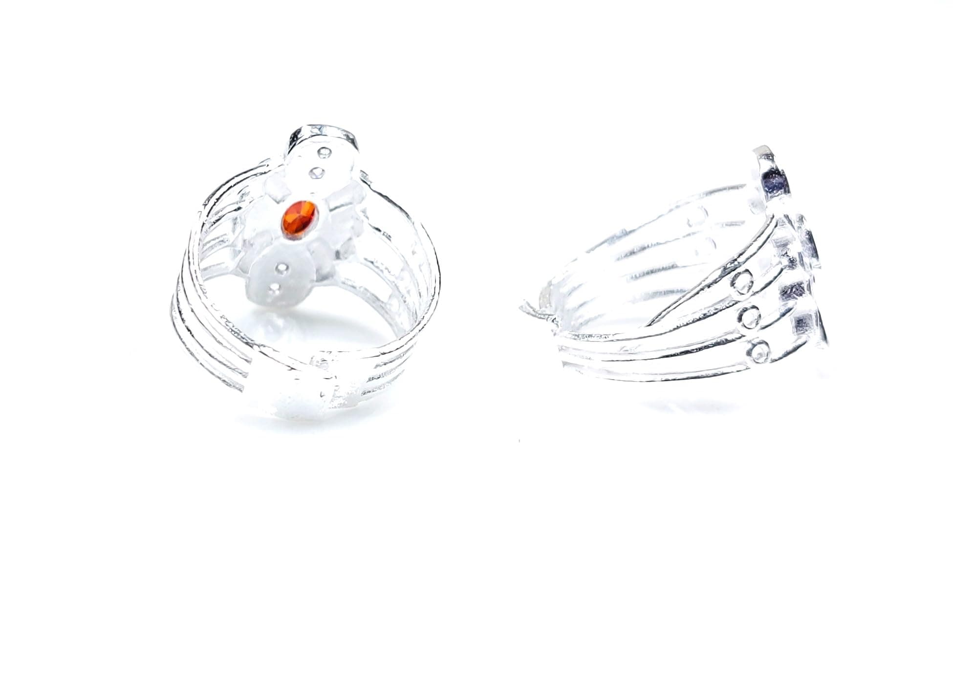 Shree Shobha CollectionSilver Toe Ring for Womens Free Size Adjustable Weight - 6 Gm Approx