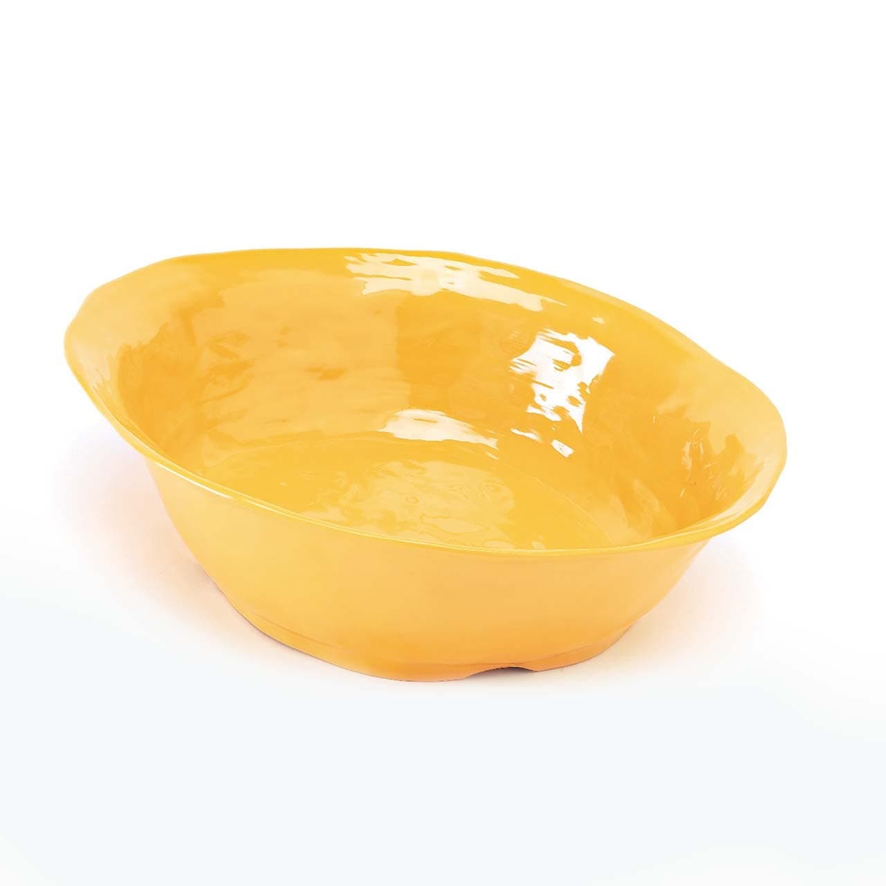 New Yorker ML-133-TY Round Bowl, 4.25 Quart, Tropical Yellow (Pack of 3)