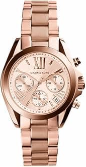 – Bradshaw Women's Watch, Stainless Steel Chronograph Watch for Women with Steel or Leather Band