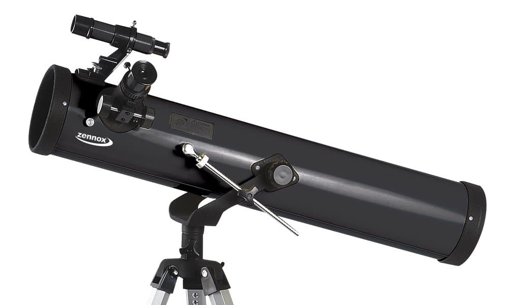Zennox 76 x 700 Big Reflector Telescope with a 5 x 24 Finder Scope, 3 x Barlow and 1.5 x Erector Lense (Black)