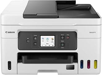 MAXIFY GX4050 Printer for Home/Office Use - Colour Printers & Scanners All-in-One Wireless | MegaTank Inkjet Printer, Copier, Scanner & Fax | WiFi, Ethernet & USB Connectivity A4 Printer