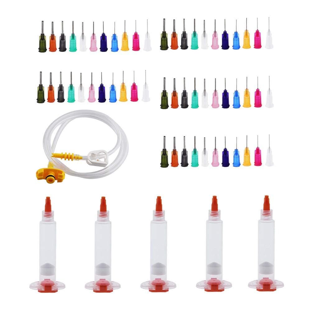 5cc Cone Solder Paste Adhesive Glue Liquid Dispenser&Dispensing Needle Tip