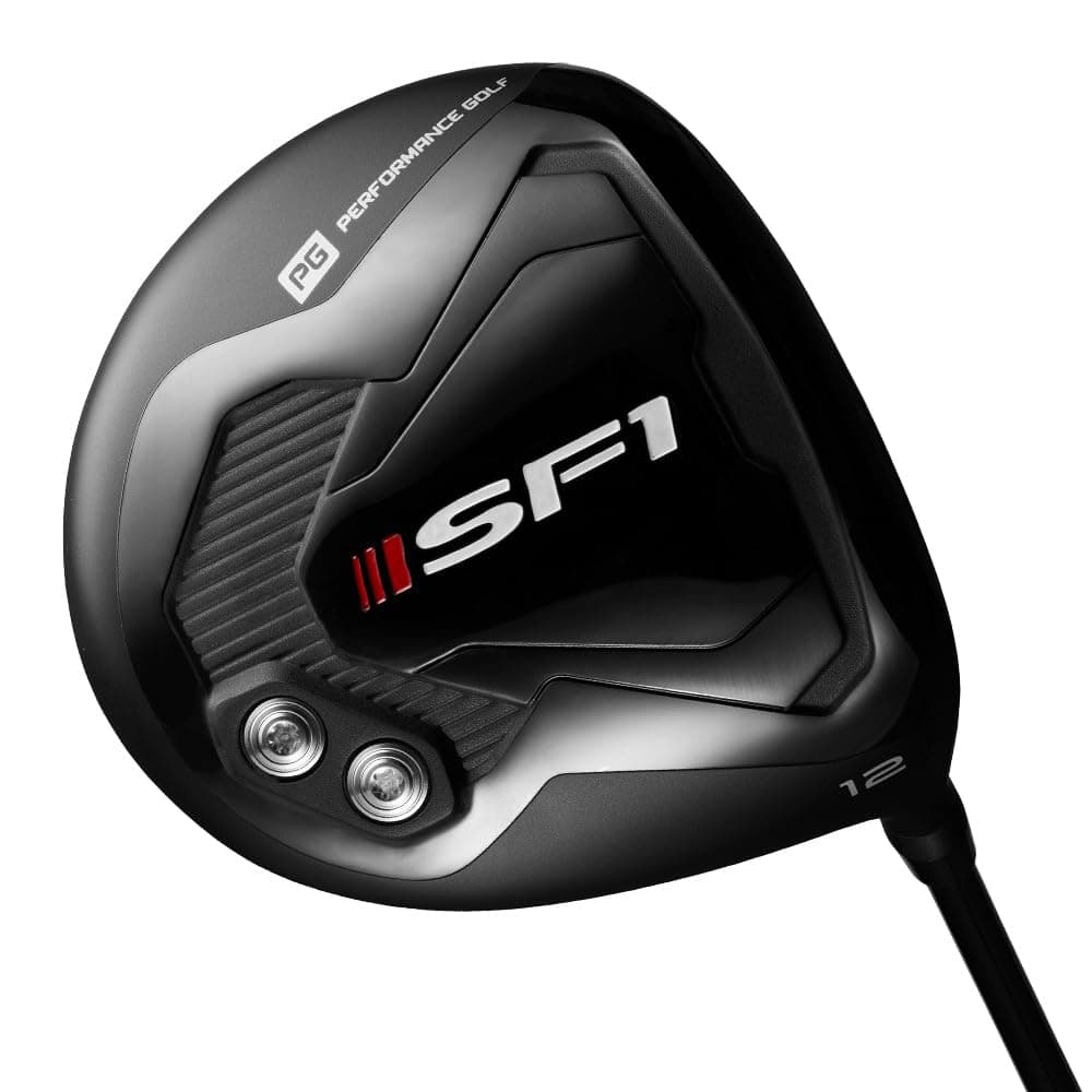 Performance Golf SF1 Driver I Fix Your Slice Driver I Square Face Technology Combines Anti-Slice Features in One Club I Enable Straight Shot or Controlled Cut