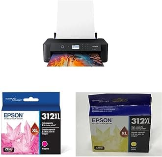 Epson Expression Photo XP-15000 Wireless Color Wide-Format Printer - T312 Claria Photo HD Ink High Capacity Magenta & Yellow Cartridges