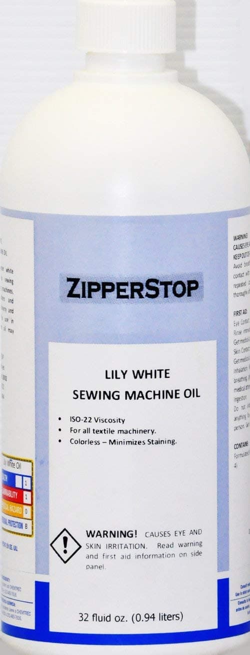 Sewing Machine Oil ~ Lily White ~ 32 Fluid OZ.(0.94 liters) Made in U.S.A.