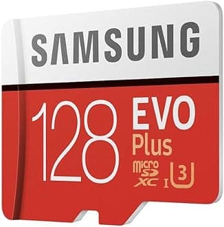 Samsung EVO Plus 128 GB microSDXC UHS-I U3 Memory Card with Adapter