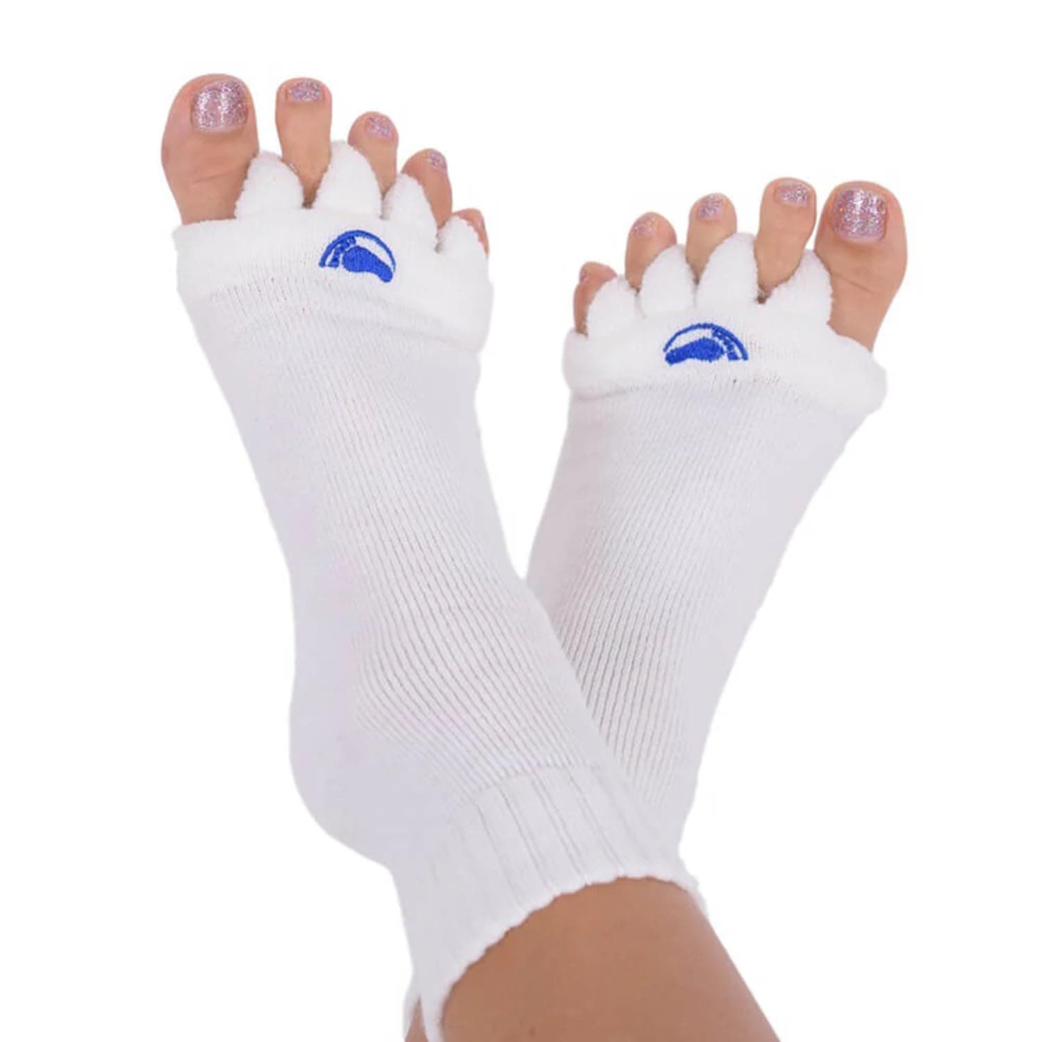 Foot Alignment Socks with Toe Separators – Holiday Socks for Women & Men - Cozy Christmas Gift Idea