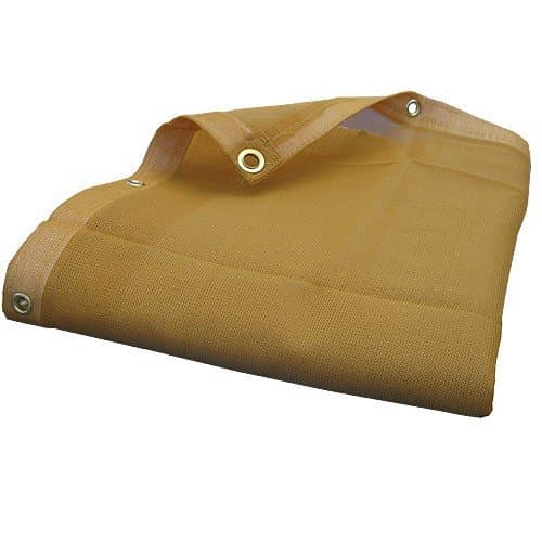 10 X 16 Heavy Duty Desert Beige Mesh Tarp