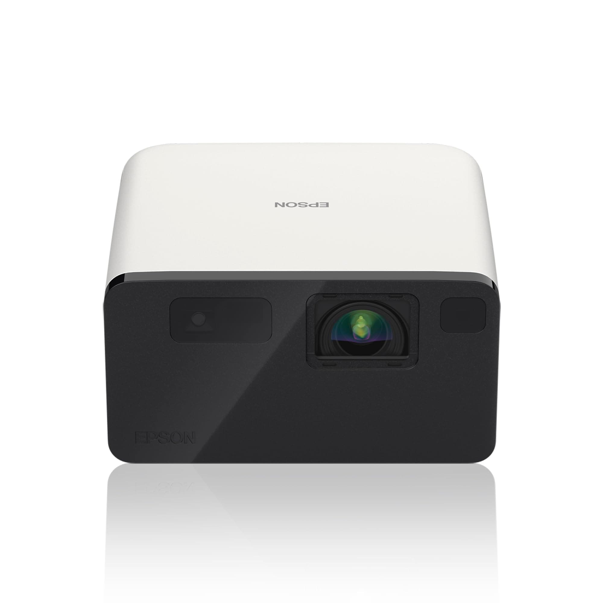 EF-21W Mini Smart 3LCD Projector, Full HD, 1000 Lumens, 150 Inch Display with HDR, Google TV, Dolby Atmos Sound, Gaming & Home Cinema Laser Projector - Warm White