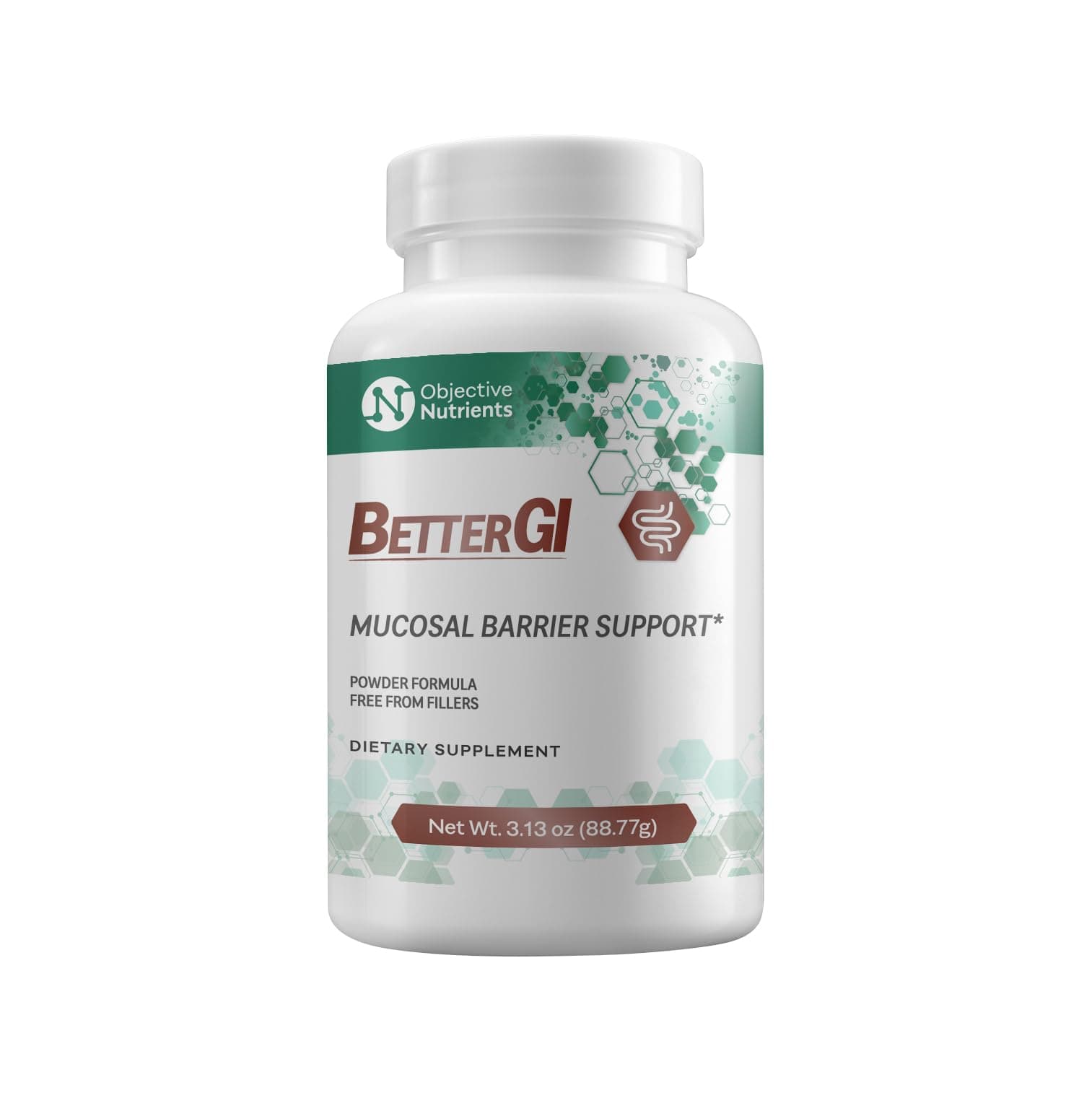 BetterGI Mucosal Barrier Support, with Serum Bovine Immunoglobulin (SBI) & N-Acetyl-Glucosamine, Gut Repair & Protection, No Fillers or Preservatives, Net Wt 3.13 oz (75 Servings)