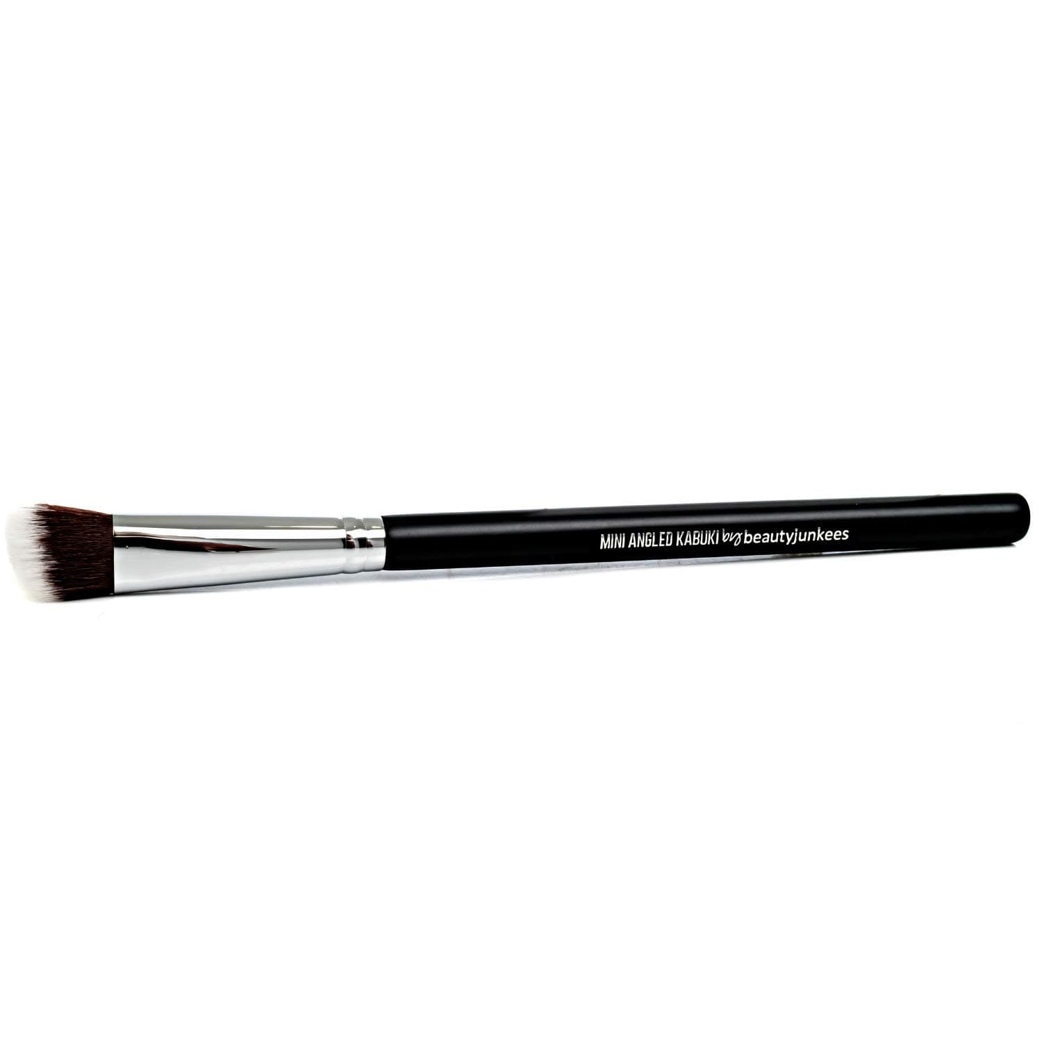 Beauty Junkees Blending Brush: Angled Makeup Brush Best for Precision Blending Eyeshadows (Small, Vegan) -