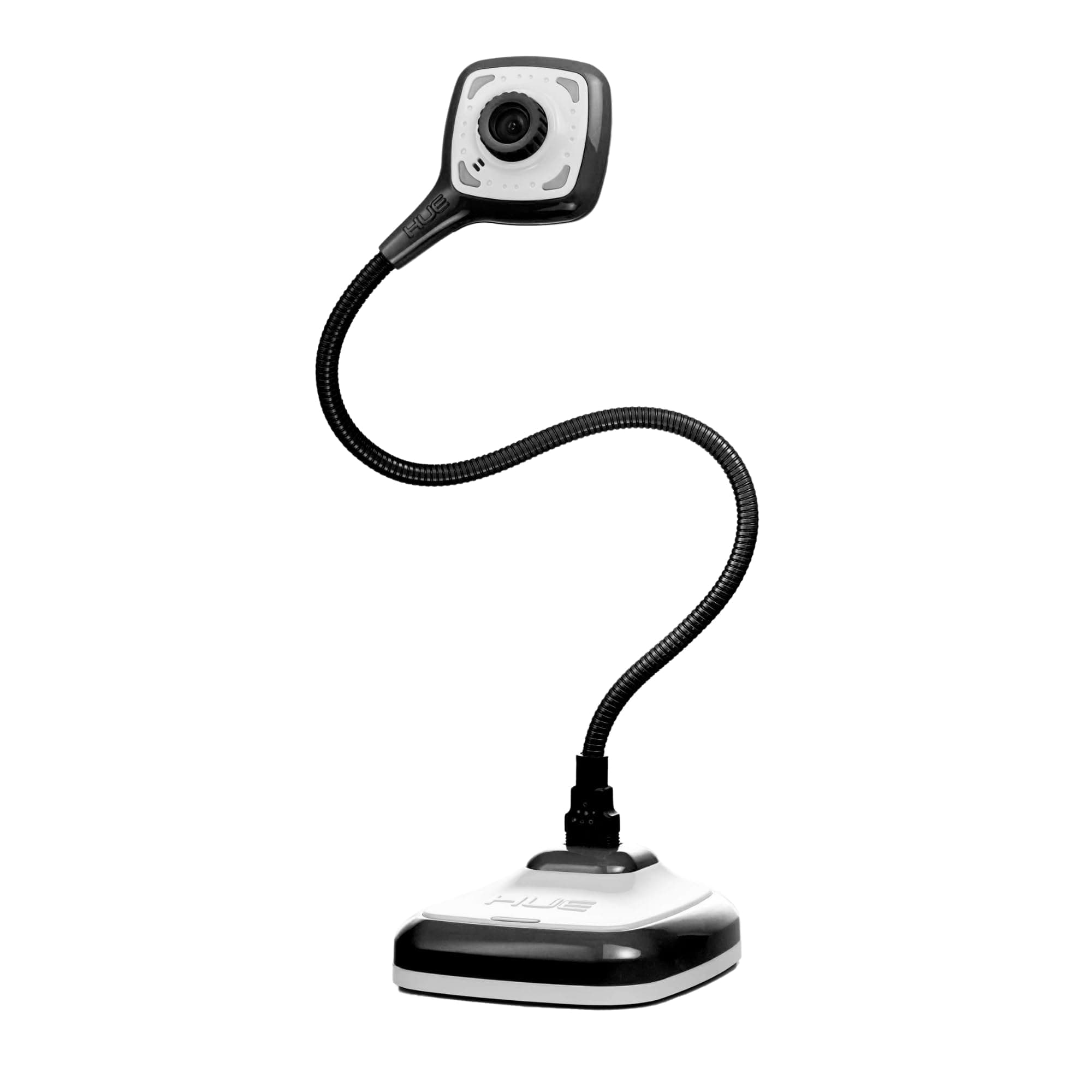 HUE HD Pro Flexible USB 11x17 Document Camera and Classroom Visualizer for Teachers: Built-in Microphone/Lights, Windows, macOS, Chromebook Compatibility (Black Camera)