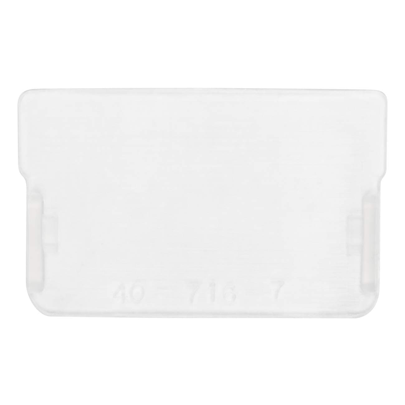 40716 Plastic Width Dividers for Small Drawers in Plastic Cabinets, Custom Storage Inserts for Teacher Toolbox, Small Parts Organizer, Screw Organizer and More, 16-Pack, Clear