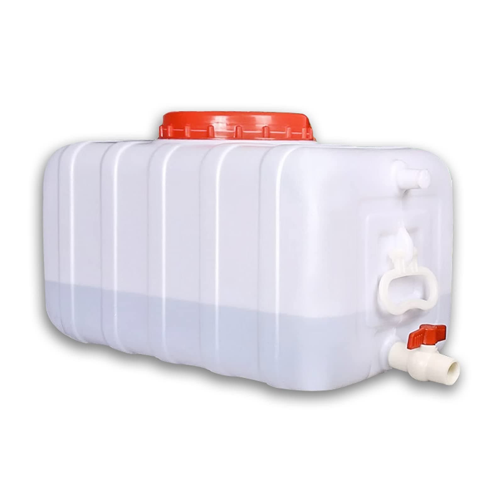 Large Plastic Water Storage Tanks Emergency Water Storage 50L/80L/110L/200L Camping & Hiking Water Storage Water Container Multifunctional Water Tank(Size:80L/21gallon)