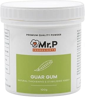 Mr.P Ingredients Guar Gum 100g Powder Thickener and Stabiliser Agent Vegan Vegetarian Halal Kosher Gluten Free (Recyclable Pot)