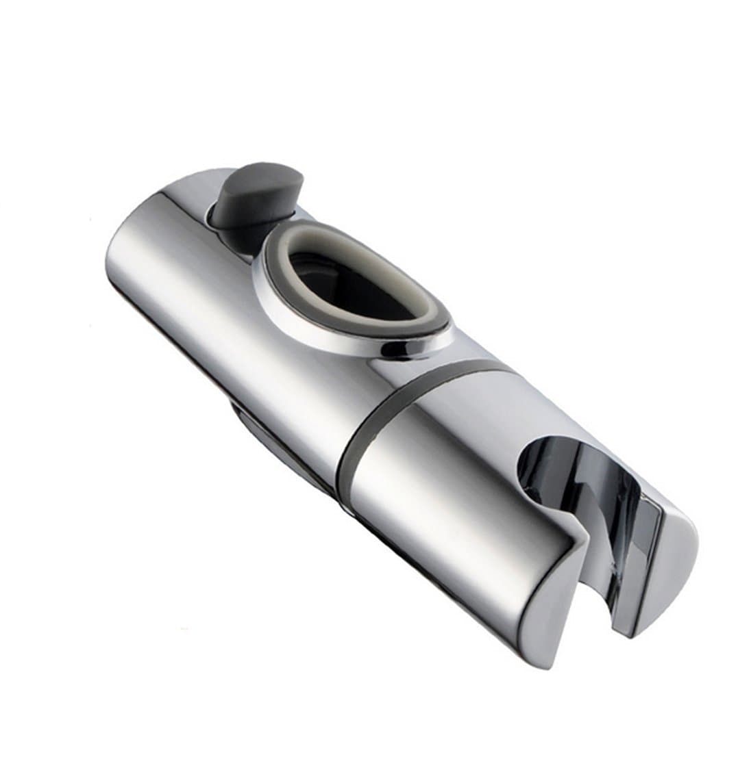 Replacement Hand Held Shower Bracket Special for Oval Slider Bar Height Adjustable Sprayer Holder on Rail, ABS Chrome (30x17mm)