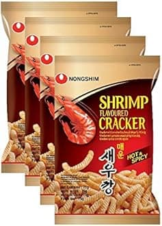 Hot & Spicy Shrimp Flavoured Cracker- 75g (Pack of 4) (Imported)