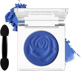 Blue Eyeshadow Matte Palette, Highly Pigmented Gemstone Blue Eye sha...