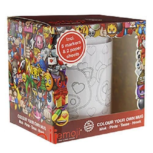 Emoji: Colour Your Own Mug
