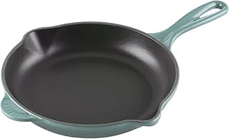 LE CREUSETClassic Cast Iron Handle Skillet, 9", Sea Salt