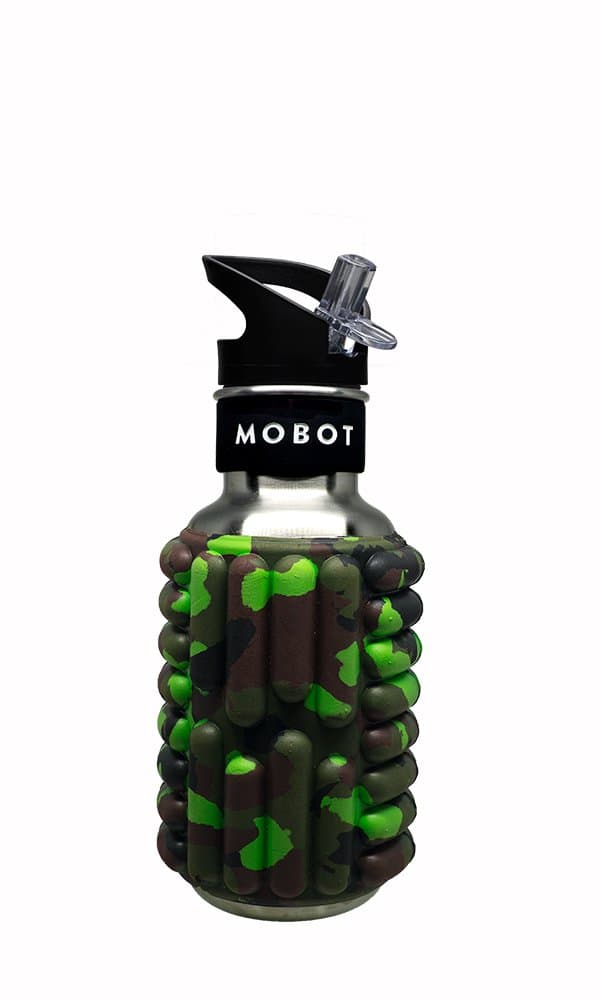 MOBOT Kids' Firecracker Reusable Stainless Steel Foam Roller Water Bottle