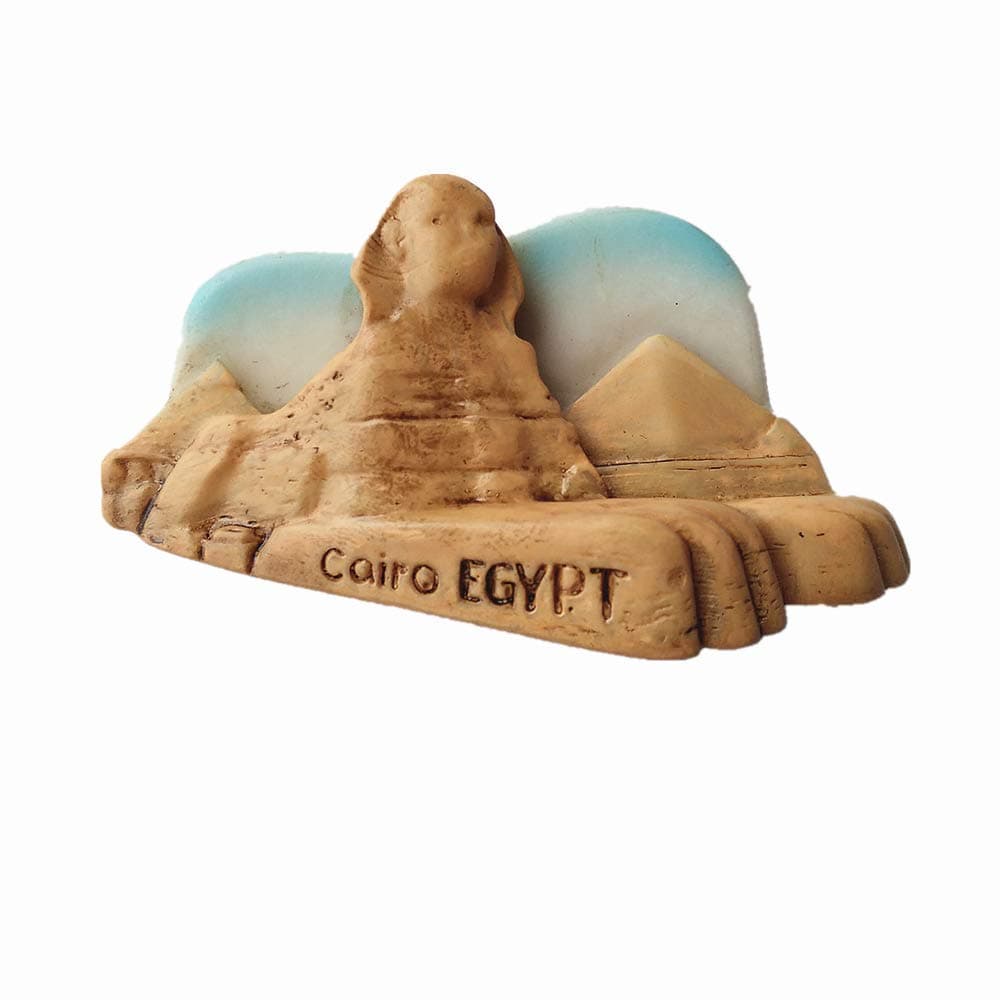Souvenir 3D Sphinx Cairo Egypt Fridge Gift,Home & kitchen Decoration ic Sticker Cairo Egypt Refrigerator Collection