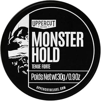 Monster Hold Pomade Midi, Heavy and Strong Hold Wax Based Product, Long Lasting and Reworkable For Traditional or Bolder Styles 0.9 oz / 30g