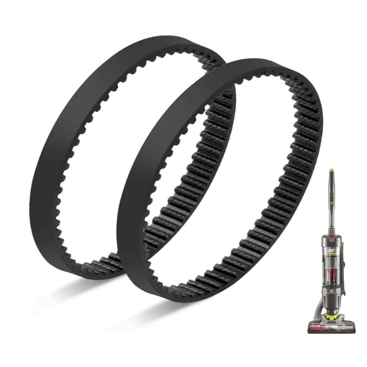Replacement Belts for Hoover WindTunnel Air Lite Lift Sprint Steerable UH72400 UH72420 UH72450 UH72460 UH72540 UH70400 Upright Vacuum, Replace Parts 440004214 562535001 (Pack of 2)