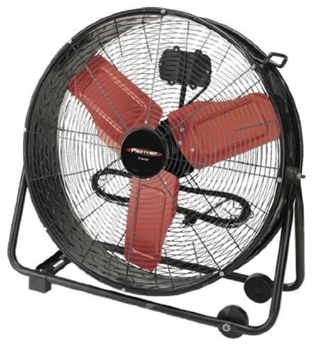 Protemp PT-24-DDF 24" High Velocity Drum Fan, 2-Speed Garage Warehouse, 120V