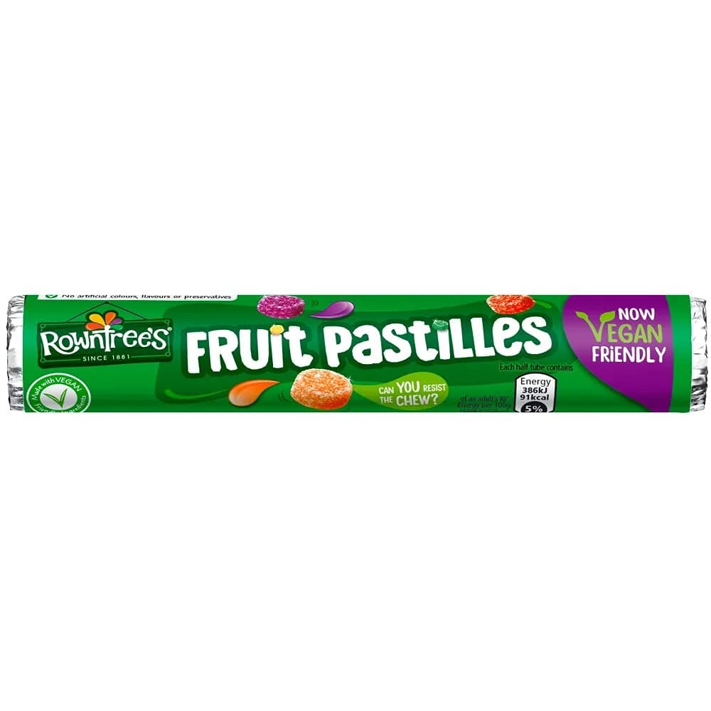 Rowntrees Fruit Pastilles tube Case of 48