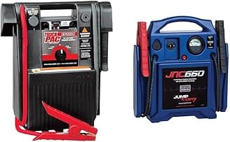 Clore Automotive Truck PAC ES1224 3000/1500 Peak Amp 12/24V Jump Starter and Clore Automotive Jump-N-Carry JNC660 1700 Peak Amp 12 Volt Jump Starter