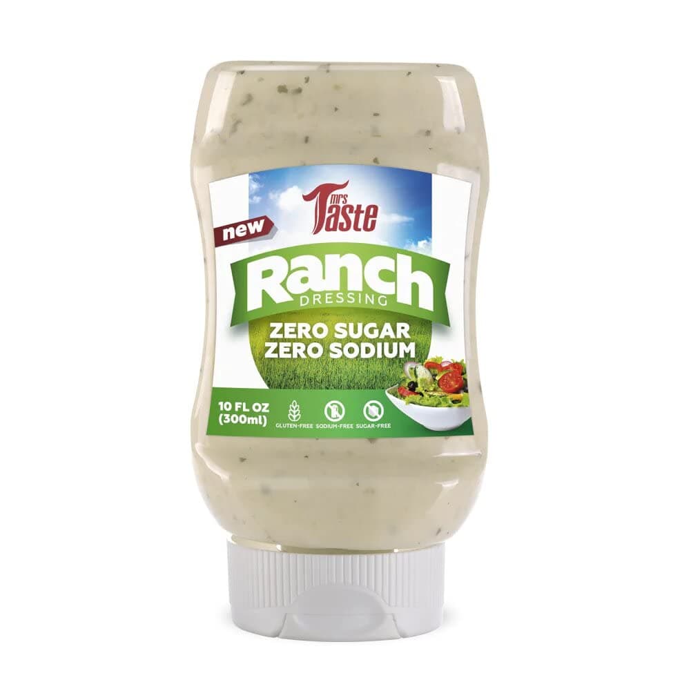 Sugar Free Sauce, Zero Calories, Zero Sodium, Zero Sugar, High Fiber, Keto Friendly, Condiments and Sauces, Free Peapops Protien Chips (Ranch)