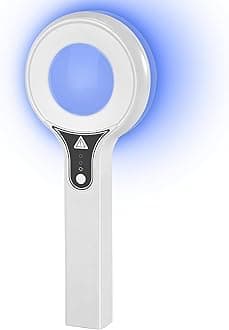 Azonee Professional Woods Lamp Skin Analyzer, Portable Facial Magnifying Analyzer, Rechargeable Skin Detector Home Care, for Esthetician, Skin Testing, Pets Urine Detector