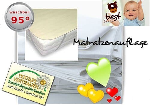 4mybaby SPECIAL TECHNIQUE Mattress Protector Waterproof Mattress Protector Bed Liner Waterproof Molton (100% Cotton) 70 x 140 cm