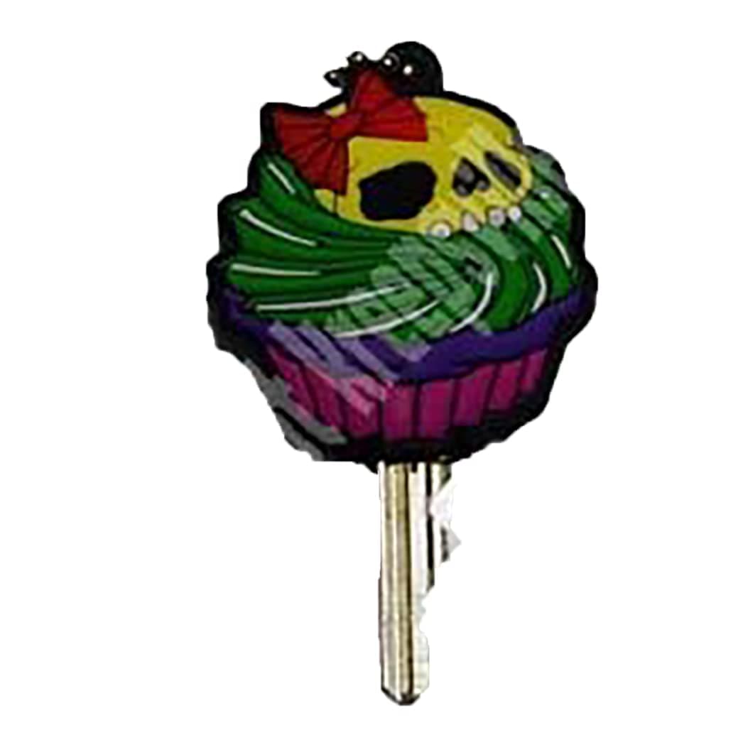 Creepy Zombie Dead Keycap Key Cover - Cupcake Skull
