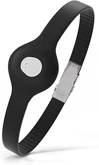 Divoti Sensor Cover Armband for Dexcom G7 | Adjustable, Trim-to-Fit CGM Holder | Adhesive-Free, Hypoallergenic Silicone | Secure, Comfortable Fit for Active Daily Wear & All Arm Sizes- Black