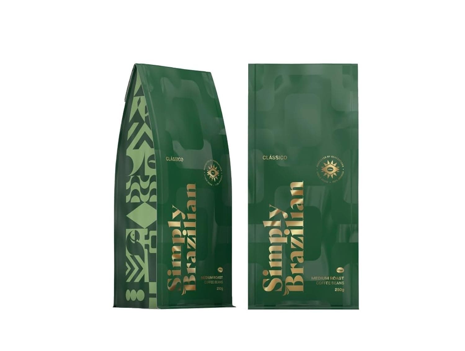 Simply Brazilian Classico Medium Roast Coffee Beans 250 g