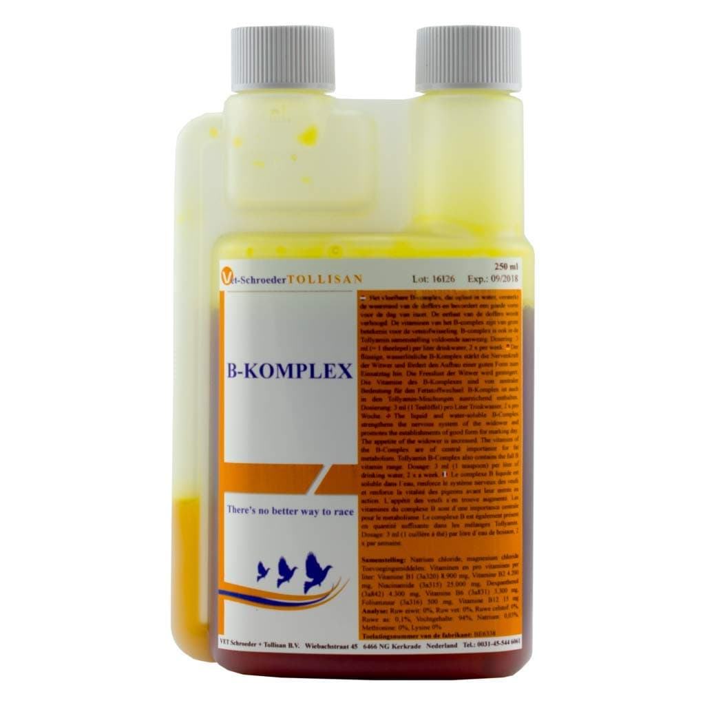 Tollisan B-Komplex 250ml, (liquid and water-soluble B-Complex)
