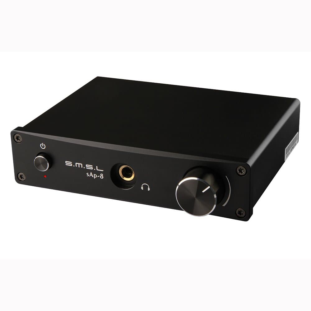 SMSL sAp-8 CNC Class-A HiFi Home Stereo Headphone Amplifier (Black)