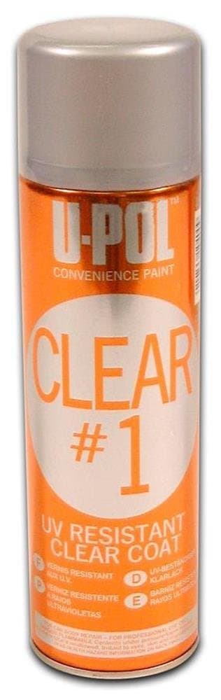 U-pol Clear/AL High Gloss UV Clearcoat, 450 ml Aerosol