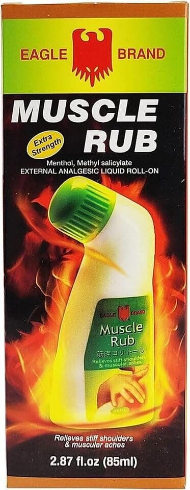 3 Packs - Eagle Essential Muscle Rub Oil - 3 Chai Dau Xoa Bop Hieu Con O - 85mL per Bottle with 3 Bottles per Order - Made in Singapore