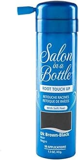 Salon In A Bottle Instant Root Concealer Spray To Cover Up Roots And Gray Between Salon Trips - Professional Quality Spray Bottle For Hair Products For Women And Men - Darkest Brown/Black, 60ml