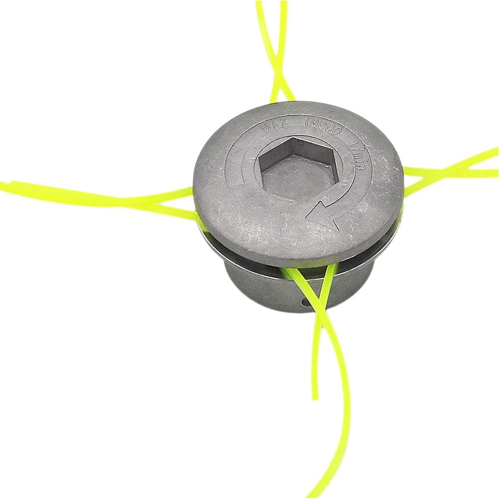 SWNKDGAluminium Trimmer Spool Strimmer Nylon Cutting Head Double Trimmer Head Spool for Petrol Brush Cutter Grass Trimmer