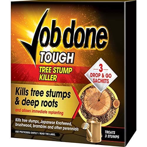 Job Done Tough Tree Stump Killer 3 Sachets Kills ivy, Japanese knotweed, brambles and nettles